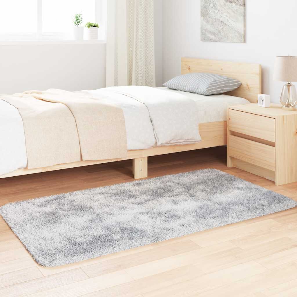 Teppich Shaggy Hochflor NAVARRA Beige 60x100 cm Polyester