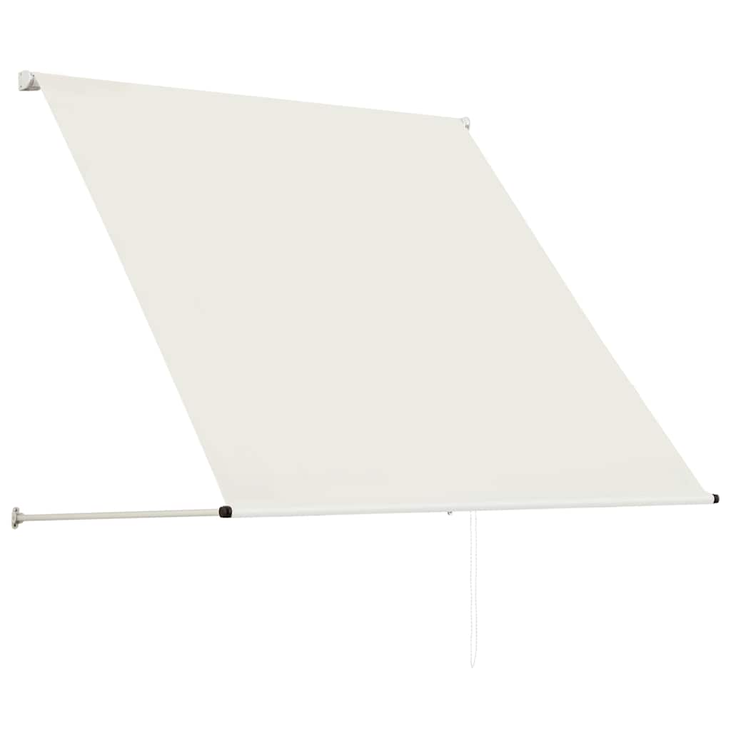 Einziehbare Markise 150×150 cm Blau und Weiß