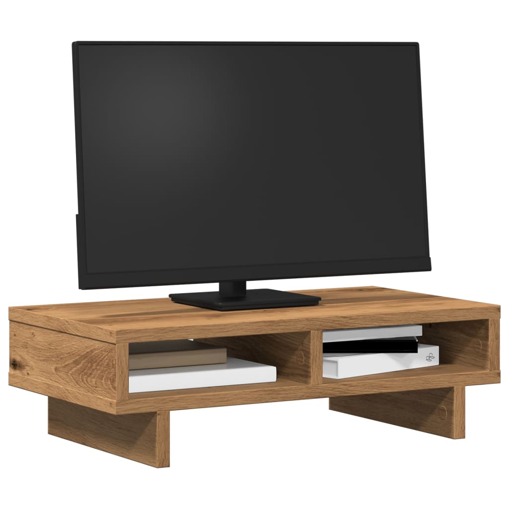Monitor Halterung Schwarz 100 x 27 x 15 cm Holzwerkstoff