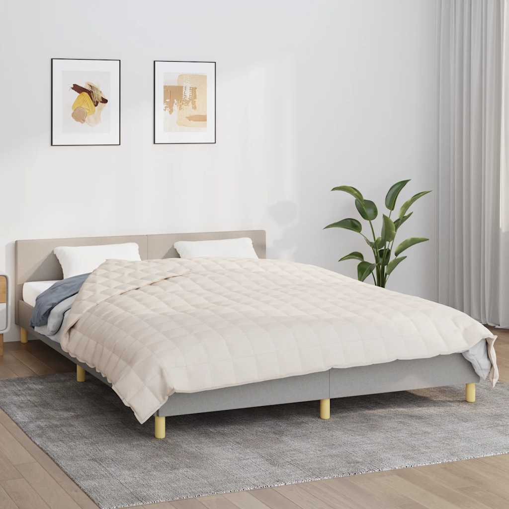 Gewichtsdecke Grau 122x183 cm 5 kg Stoff