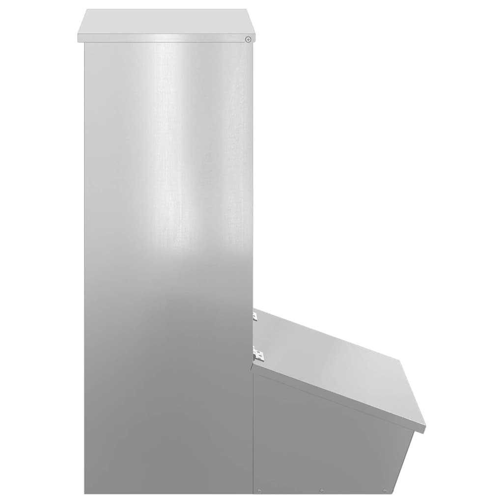 Schweinfutterspender Schwarz 55 x 38 x 76 cm