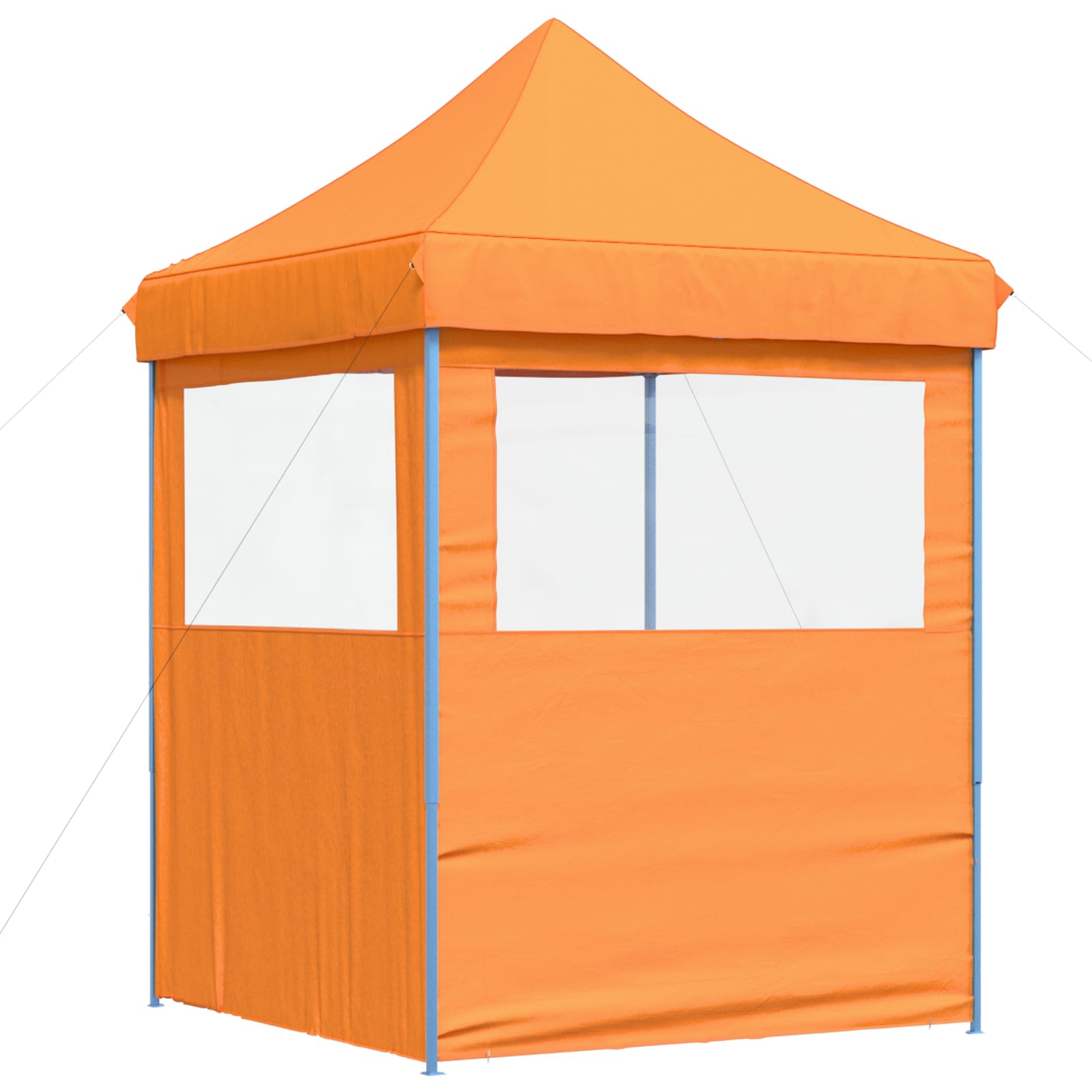 Partyzelt Faltbar Pop-Up Schwarz 200x200x306 cm