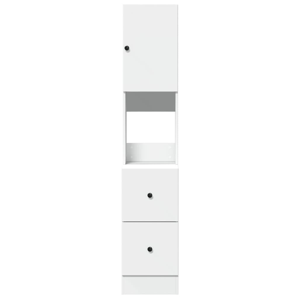 Küchenschrank Weiß 60x50x180 cm Holzwerkstoff