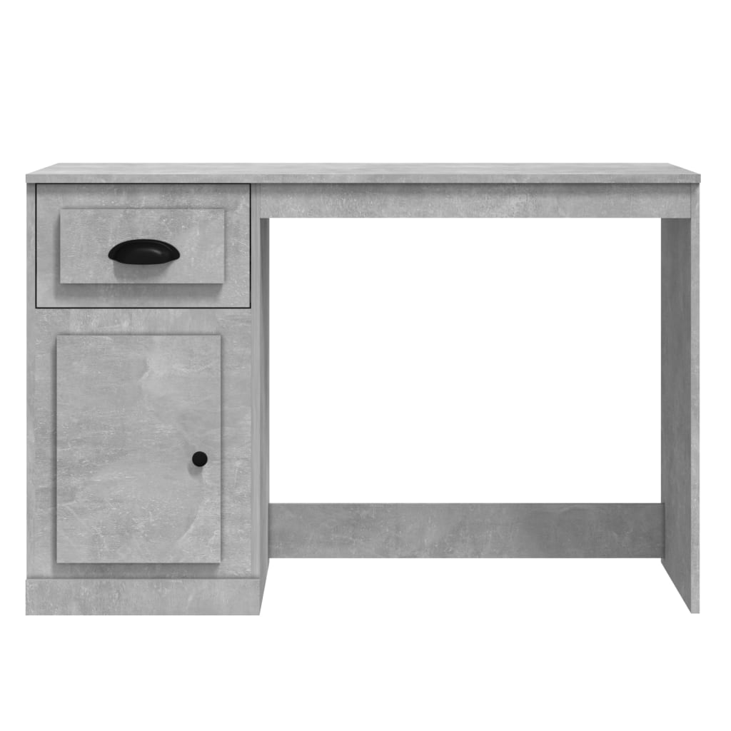 Schreibtisch mit Schublade Weiß 115x50x75 cm Holzwerkstoff