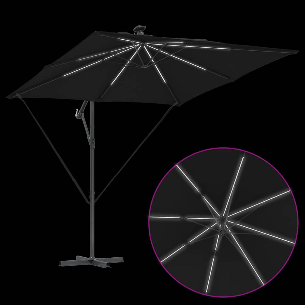 Sonnenschirm Sand 249 x 249 x 250 cm Polyester und Aluminium