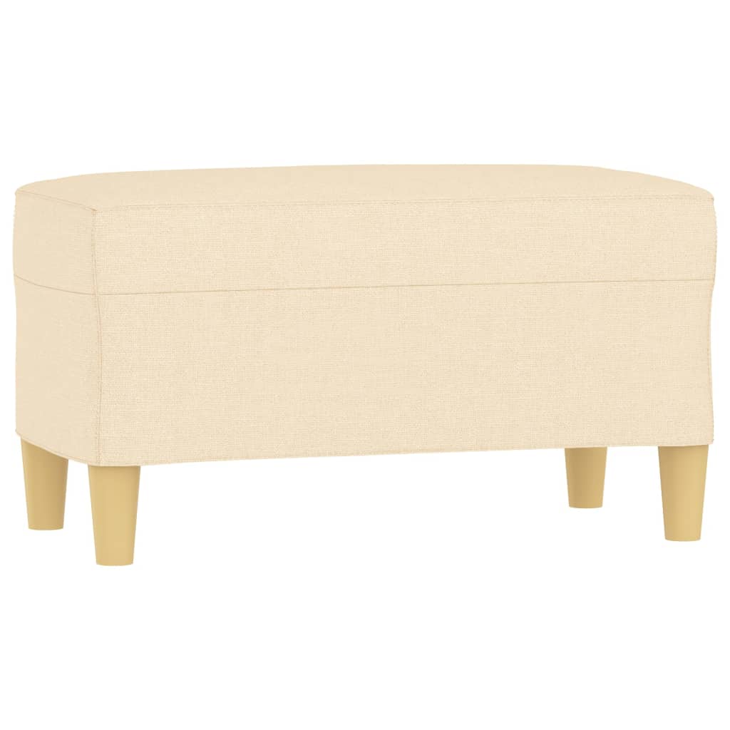 Sitzbank Hellgrau 70x35x41 cm Stoff