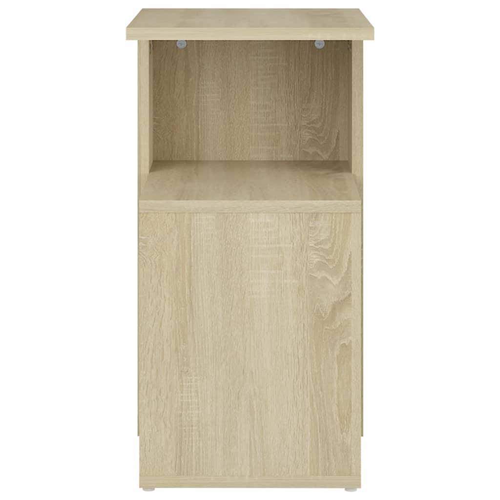 Beistelltisch Weiß 36x30x56 cm Holzwerkstoff