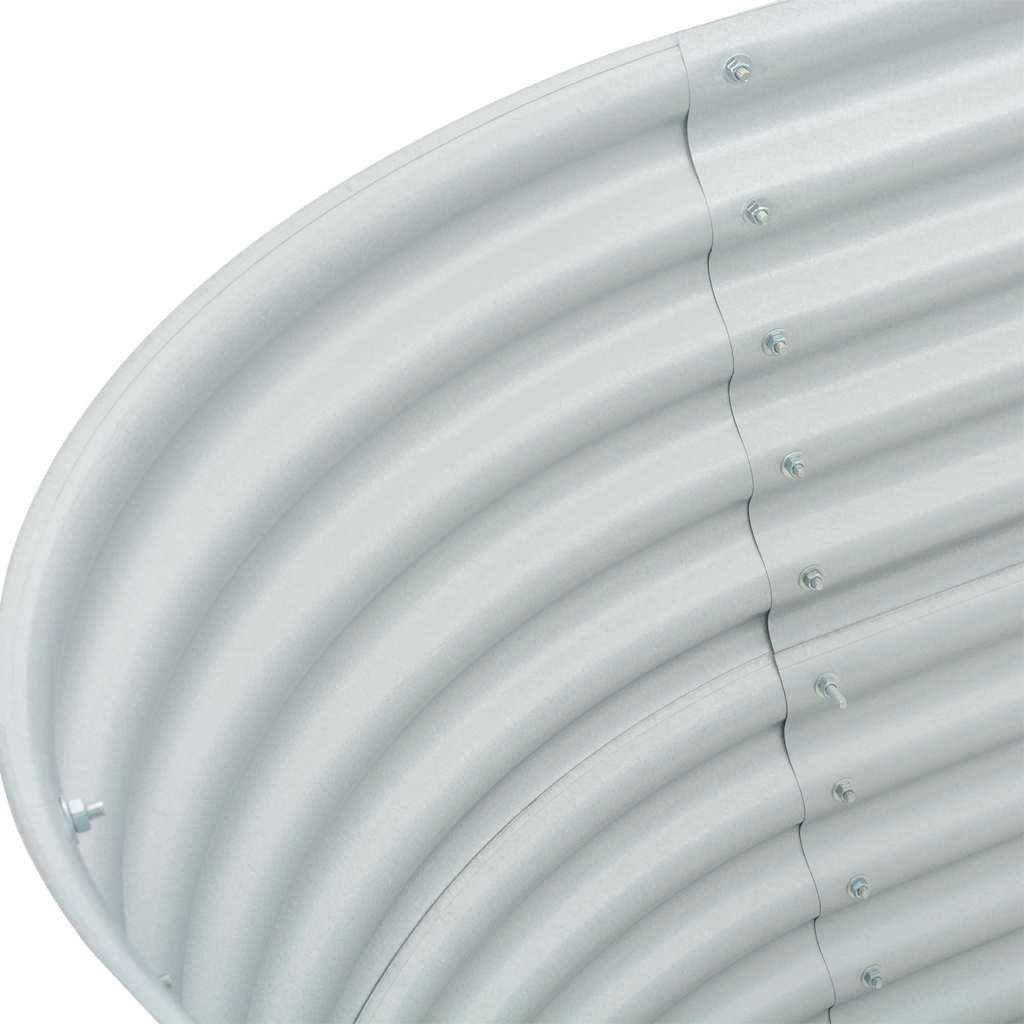 Hochbeet Grün 400 x 80 x 81 cm Stahl