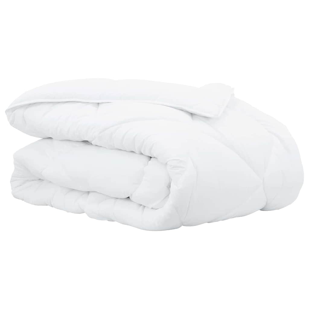 Winterbettdecke Weiß 200 x 135 x 5 cm Polyester