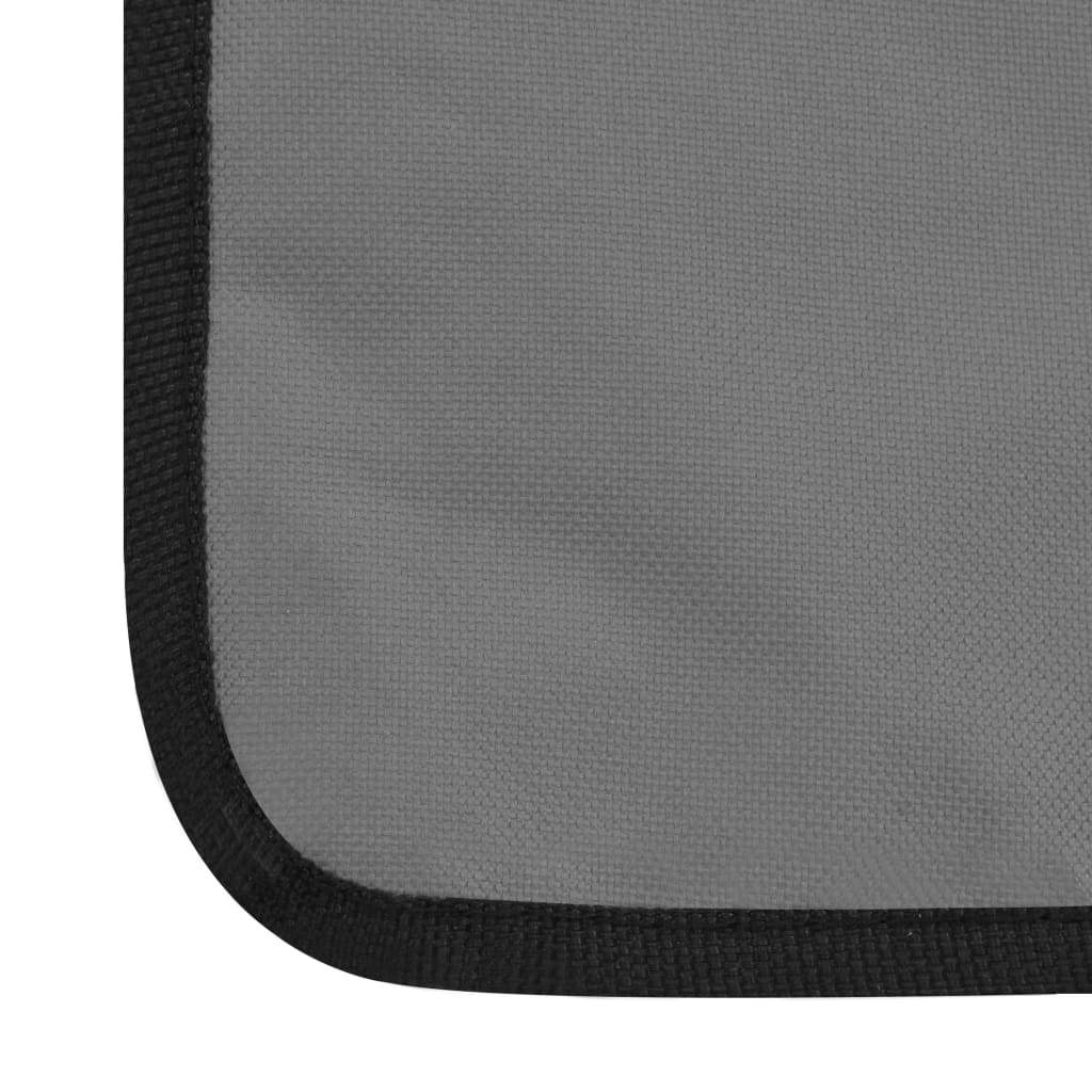Klappbare Strandmatte 2 Stk. Stahl und Stoff Blau