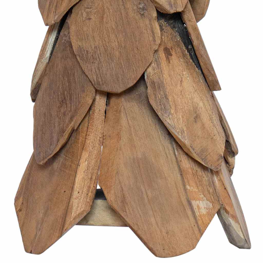 Weihnachtsbaum mit Ständer Braun 51 cm Massivholz Teak