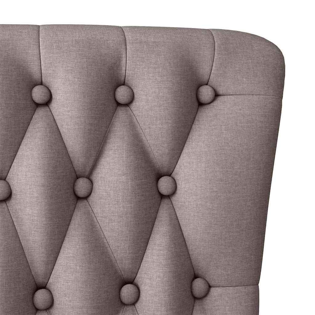Schlafsessel Hellgrau 56,5 x 70 x 110 cm Stoff