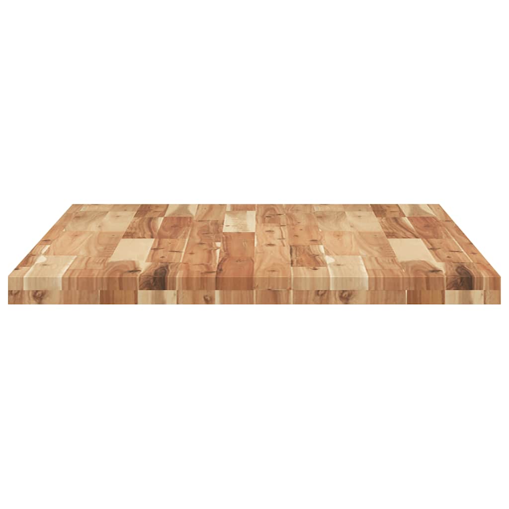 Tischplatte Rechteckig 60x50x2 cm Massivholz Akazie