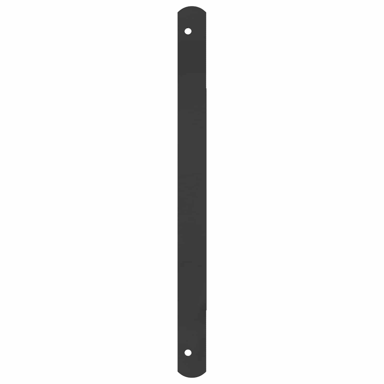 Fenstergitter 76 x 30 cm Pulverbeschichteter Stahl Schwarz