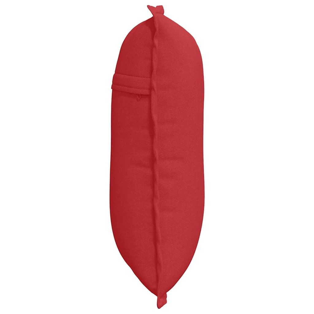 Rückenkissen Hellgrau 50 x 19 x 45 cm Stoff