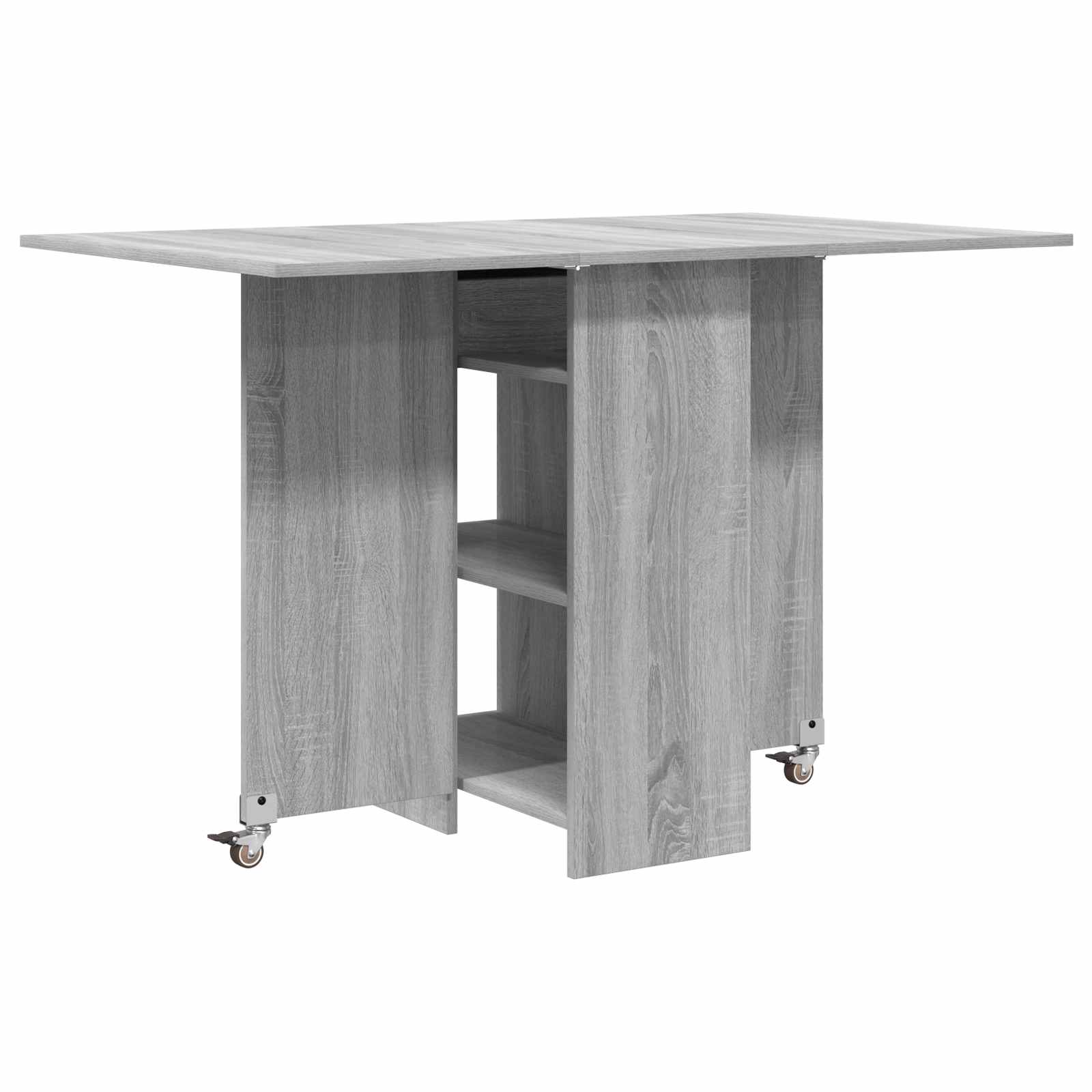 Esstisch 115 x 70 x 75 cm Holzwerkstoff Weiß Rechtwinklig