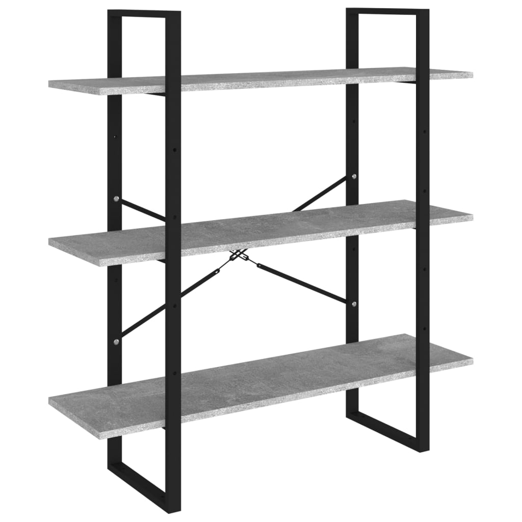 Bücherregal Weiß 100x30x105 cm Holzwerkstoff