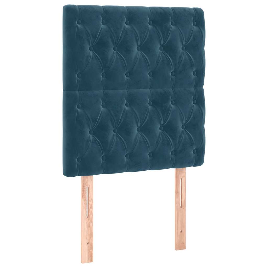 Kopfteil Hellgrau 80x7x118/128 cm Samt