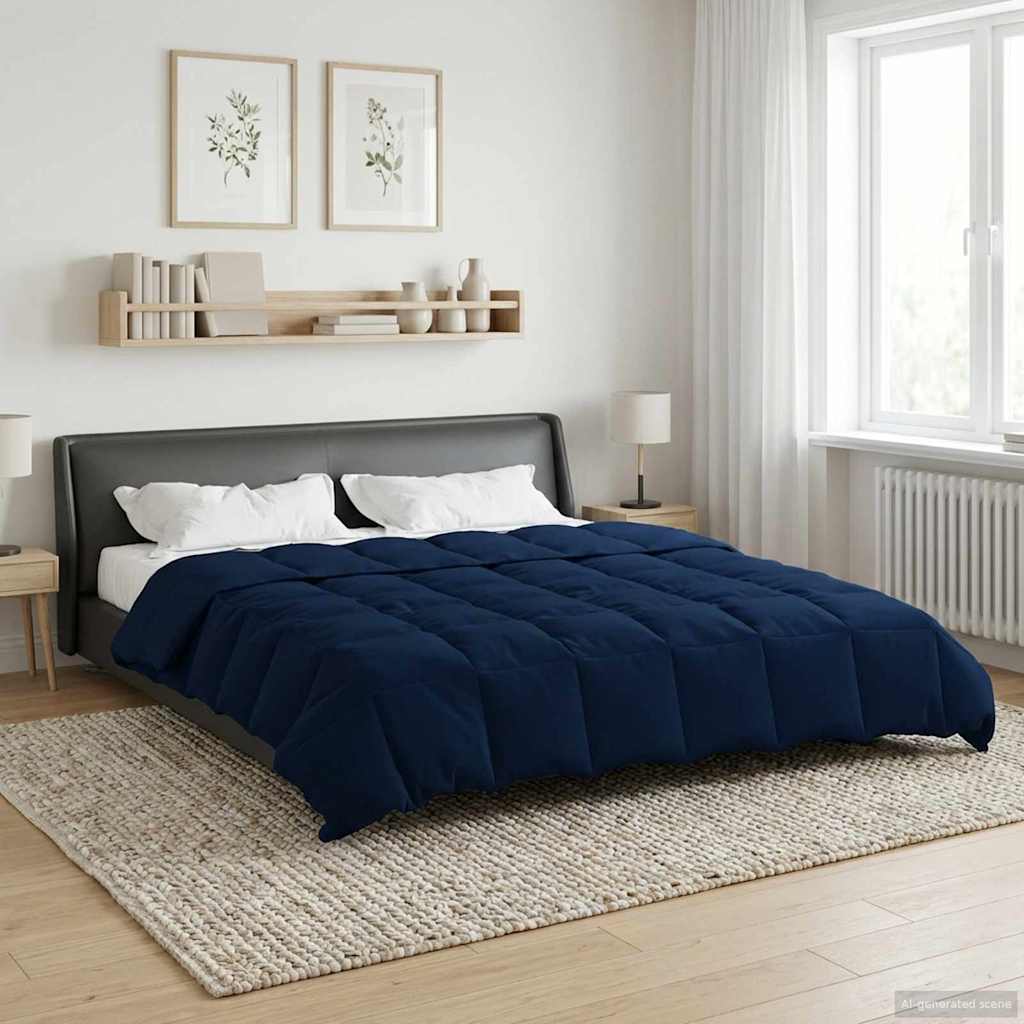 Ganzjahresbettdecke Anthrazit 135 x 200 cm Mikrofaser