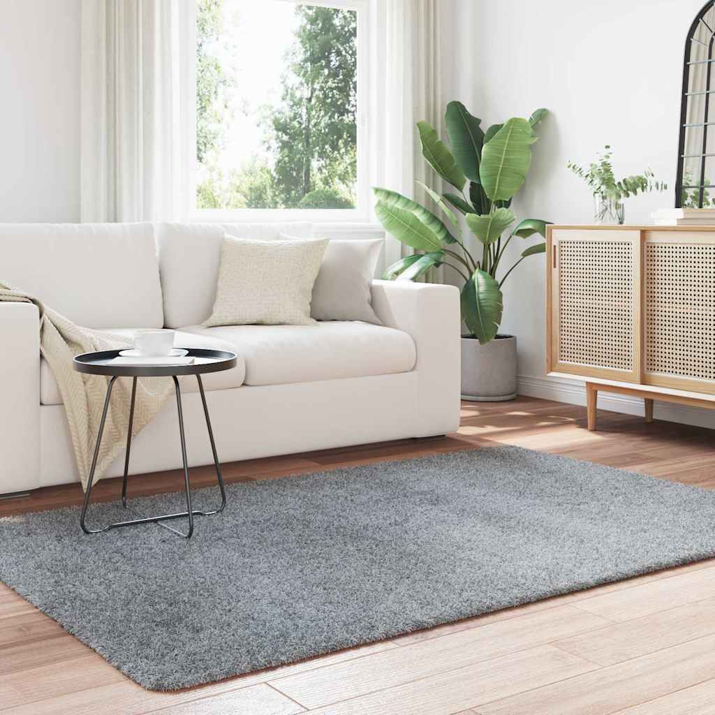 Teppich Shaggy Hochflor NAVARRA Beige 60x100 cm Polyester