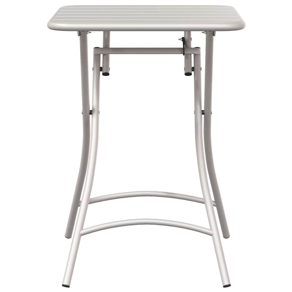 Bistrotisch Weiß 55 x 55 x 72,5 cm Pulverbeschichteter Stahl