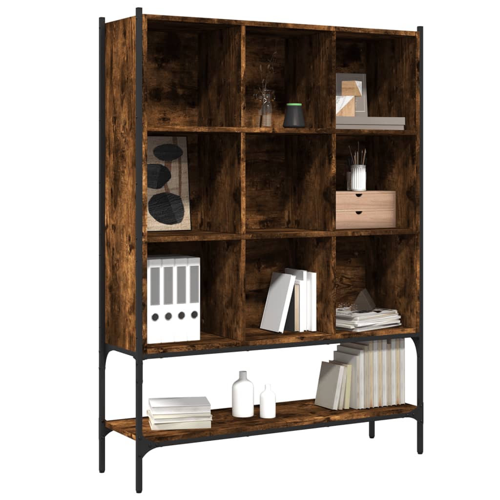 Bücherregal Schwarz 102x30x141,5 cm Holzwerkstoff