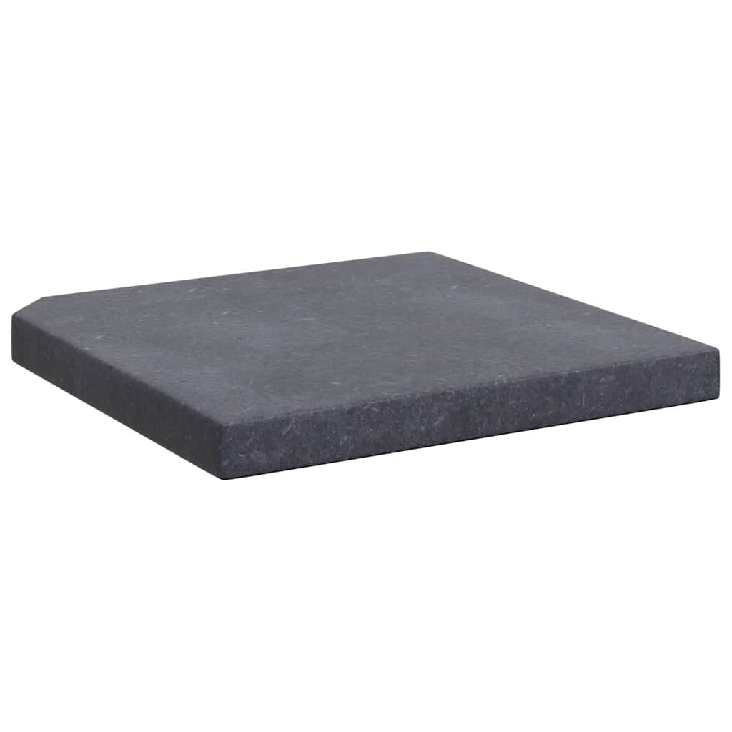 Sonnenschirm-Gewichtsplatte Granit 25 kg Quadratisch Grau