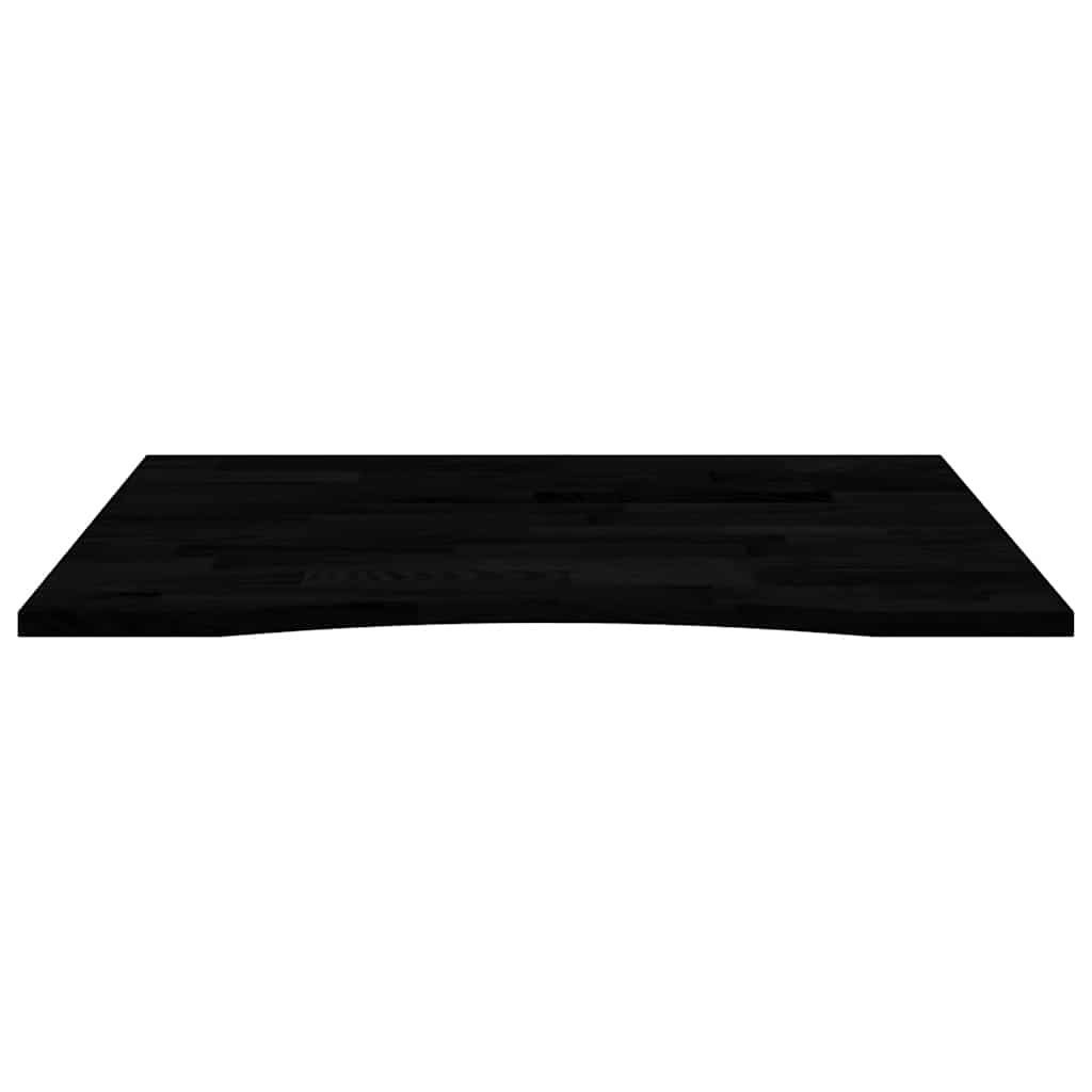 Schreibtischplatte Unbehandelt 80x50x2,5 cm Massivholz Eiche