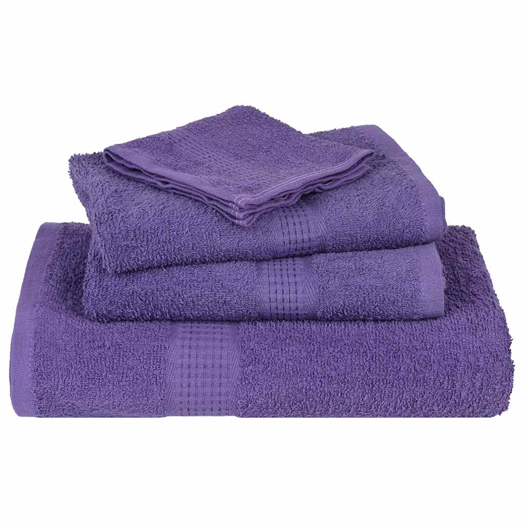12-tlg. Handtuch-Set FROGN Lila 360 g/m²