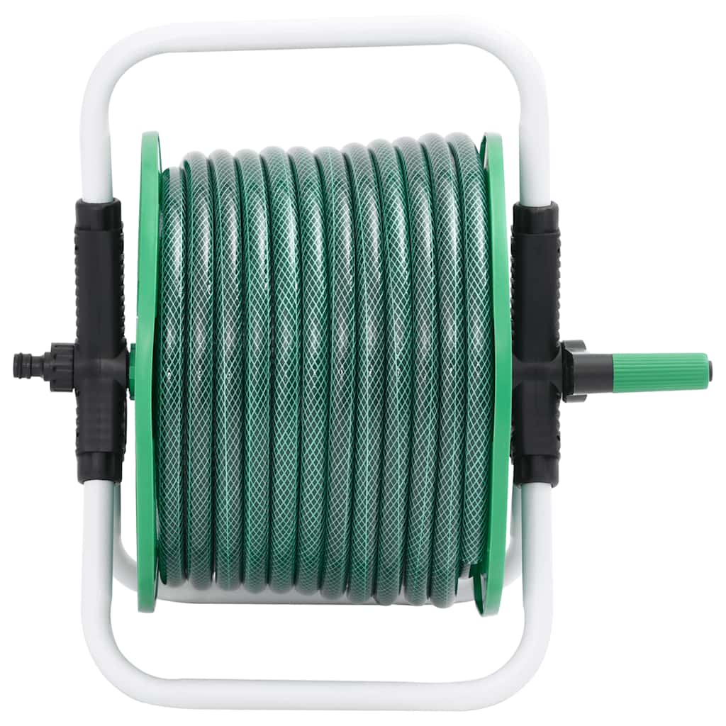 Schlauchtrommel Freistehend Grün mit 20 m Schlauch PVC