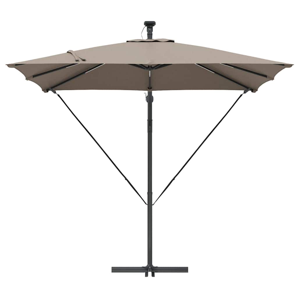 Sonnenschirm Sand 249 x 249 x 250 cm Polyester und Aluminium