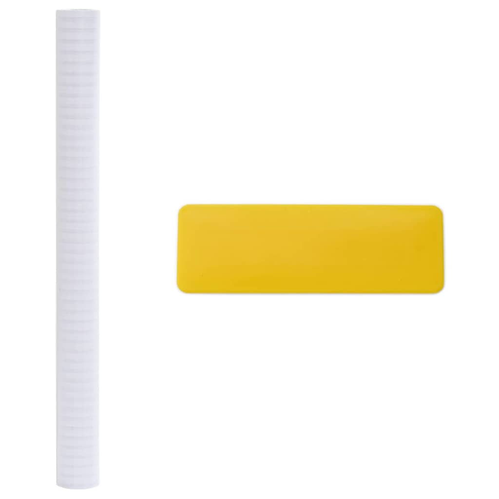 Selbstklebende Fensterfolie Frostiges Grau 45 x 2000 cm PVC