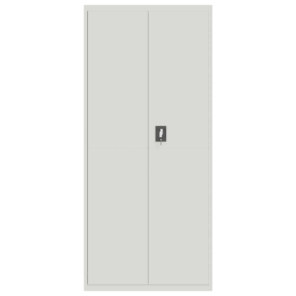 Aktenschrank Weiß 90x40x110 cm Stahl