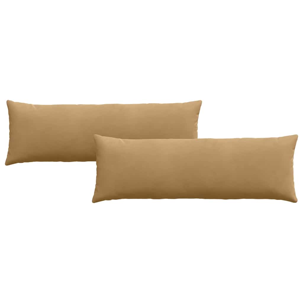 Sofakissen 2 Stück Blau 50 x 30 cm Cordstoff