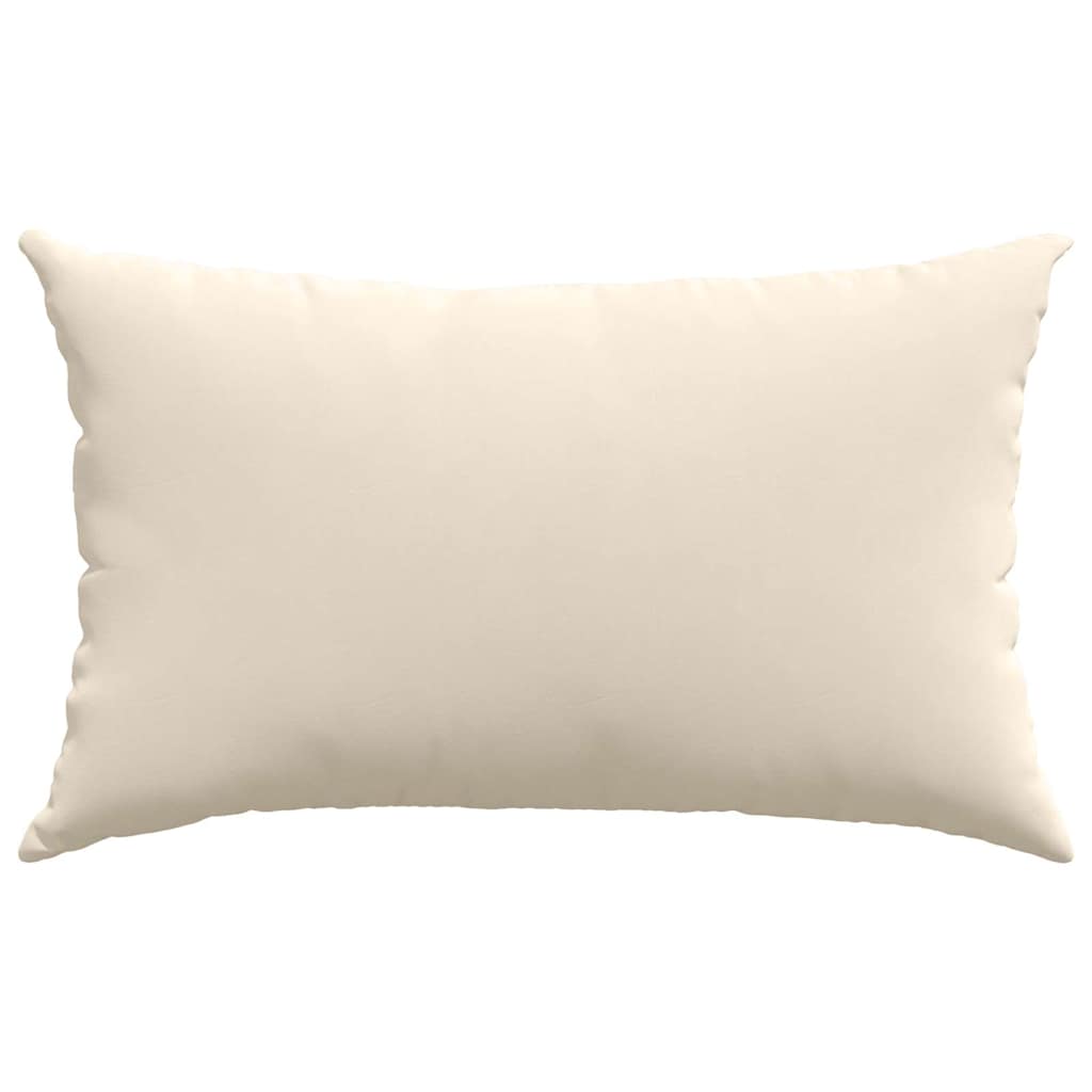 Sofakissen 2 Stück Taupe 50 x 30 cm Stoff