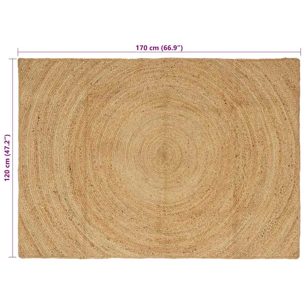 Bereichsteppiche Natur 60 x 110 cm Jute