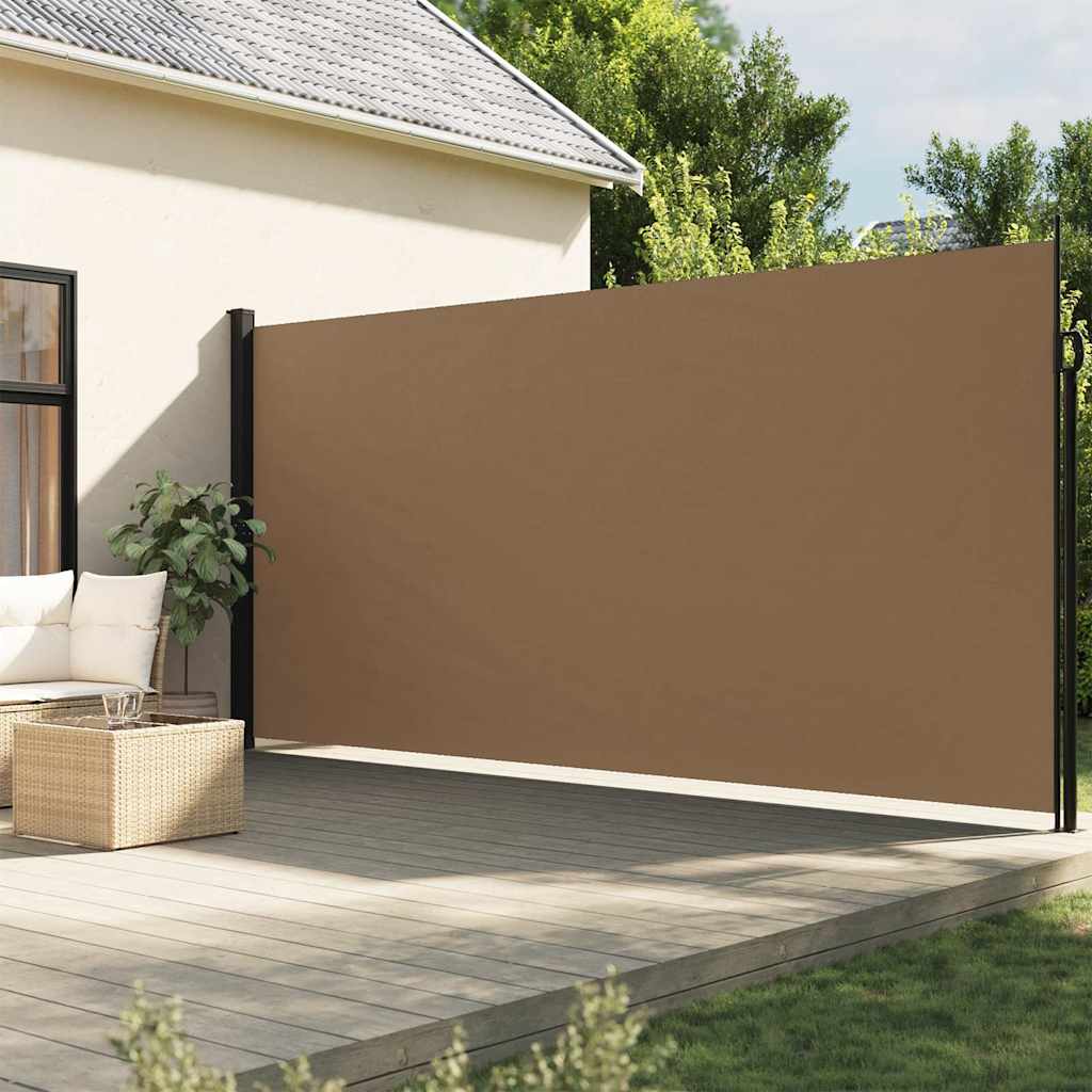 Seitenmarkise Ausziehbar Schwarz 100x300 cm