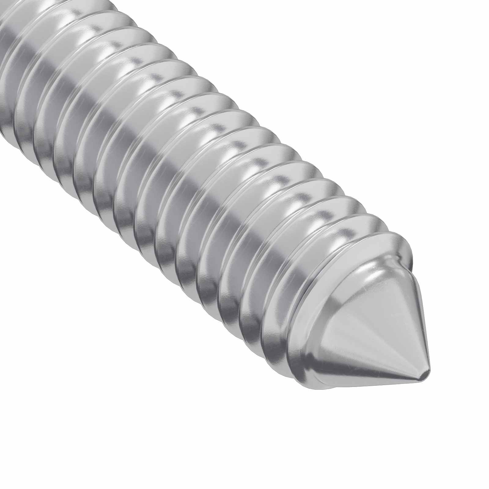 Schraube 2 pcs Silber M6 x 50 mm Stahl