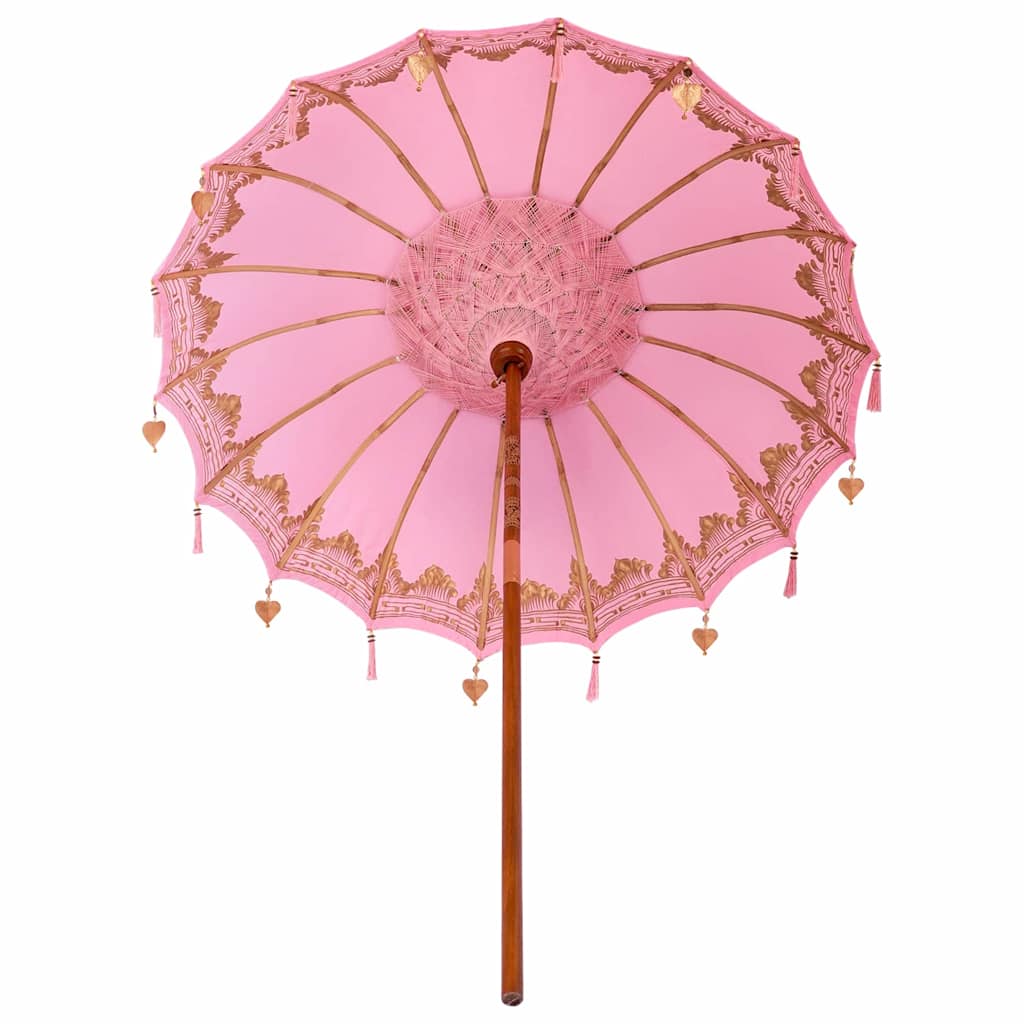 Balinesischer Sonnenschirm Creme 185 x 185 x 260 cm