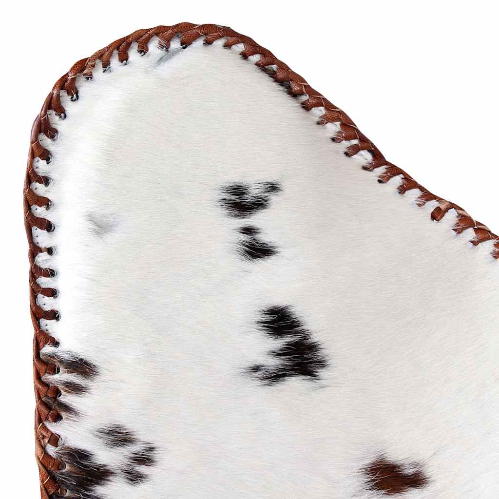 Butterfly-Sessel Schwarz Echtleder