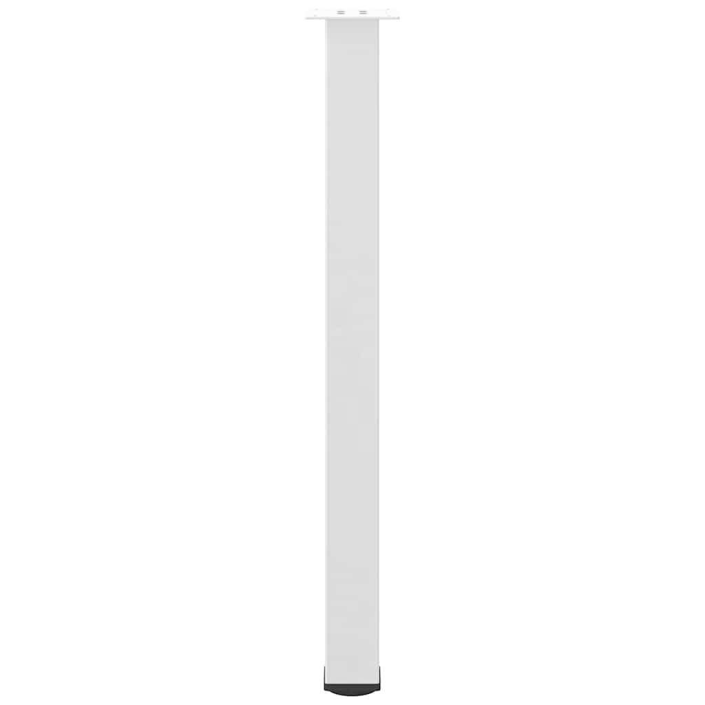 Bartischbeine 4 Stk. Schwarz 100-102 cm Stahl