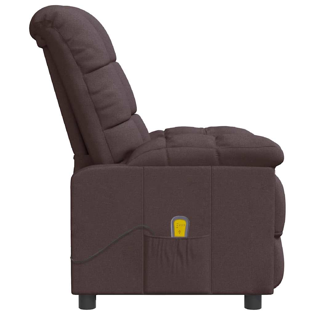 Massagesessel Hellgrau Stoff