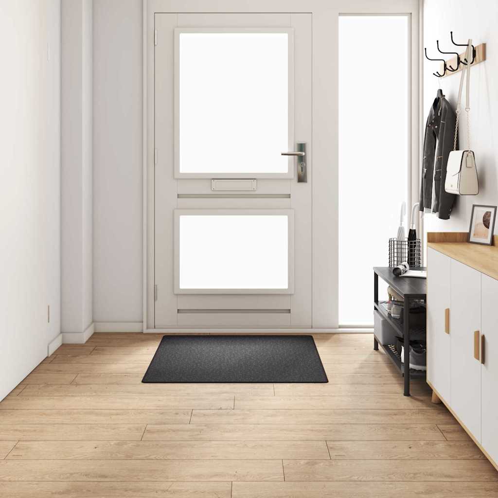 Teppichläufer Anthrazit 80 x 500 cm 100% Polypropylen
