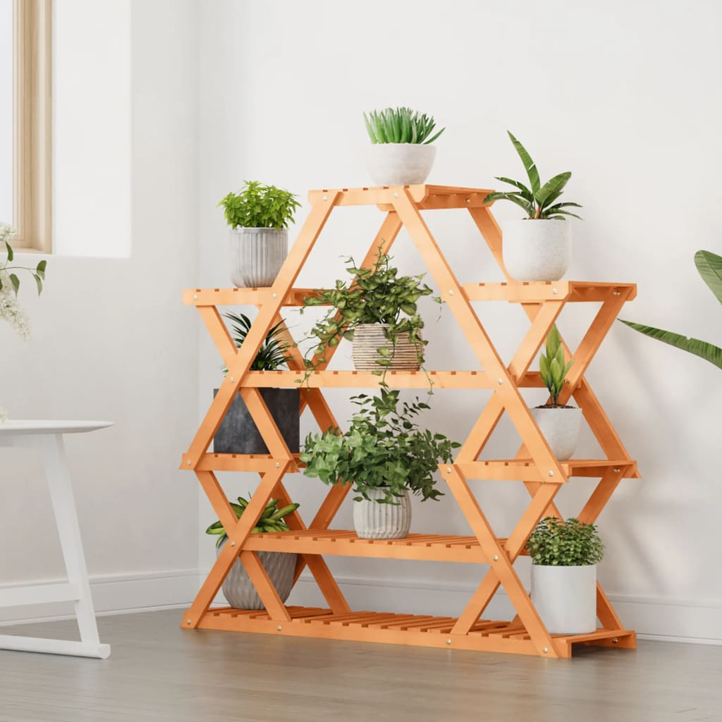 Blumenständer 110x25x96 cm Massivholz Tanne