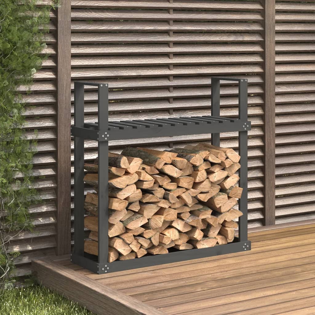 Kaminholzregal 110x35x108,5 cm Massivholz Kiefer