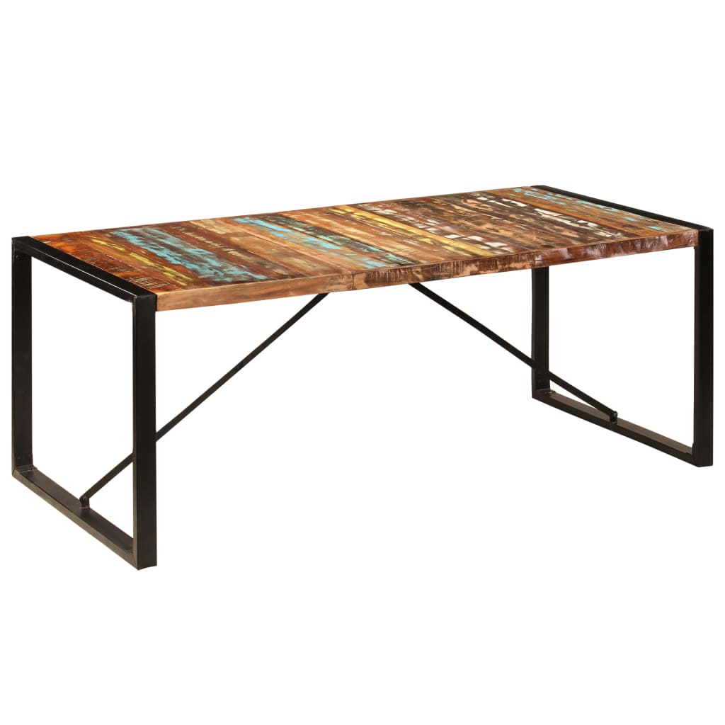 Esstisch 220x100x75 cm Massivholz Akazie