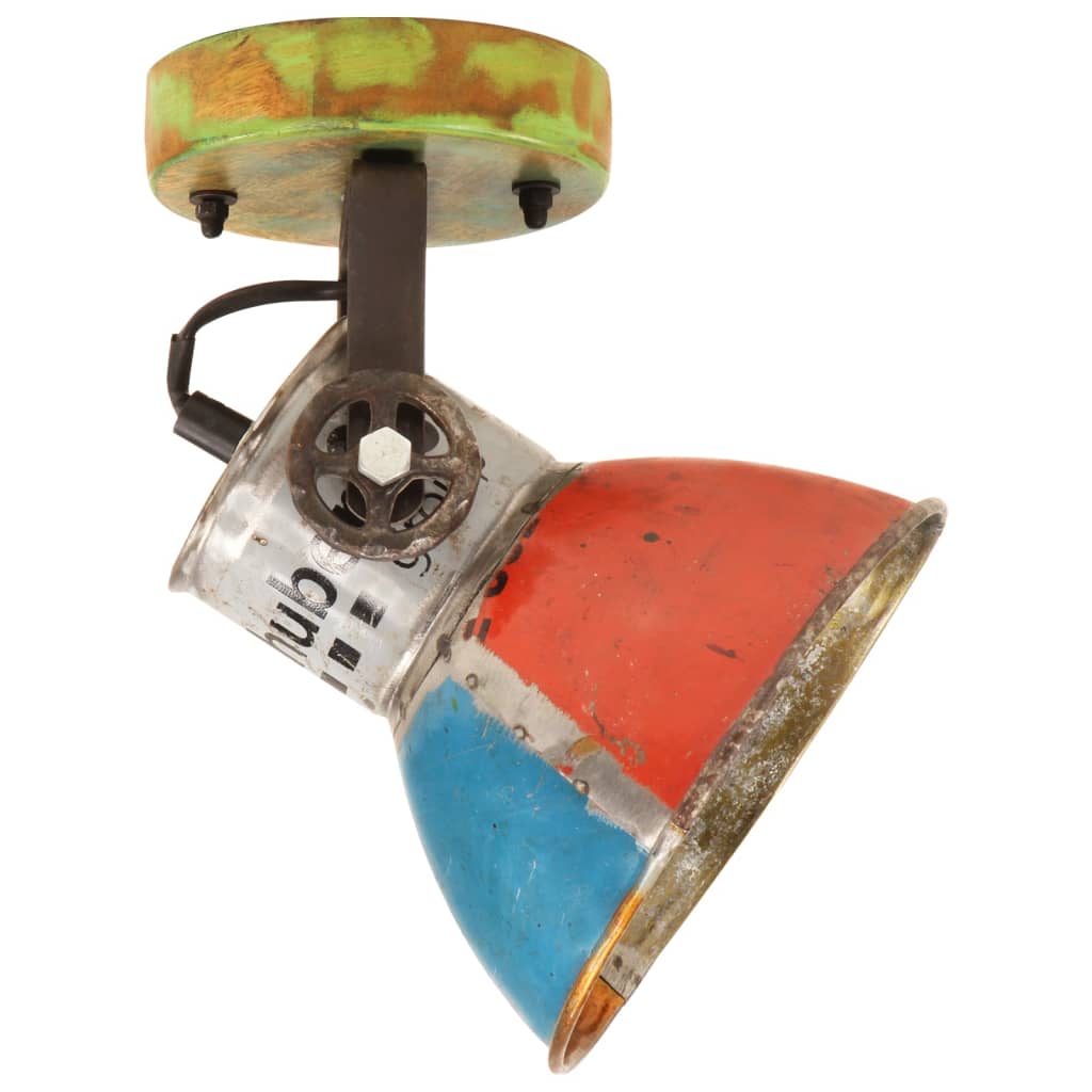 Wandlampe Industriestil Silbern 45x25 cm E27