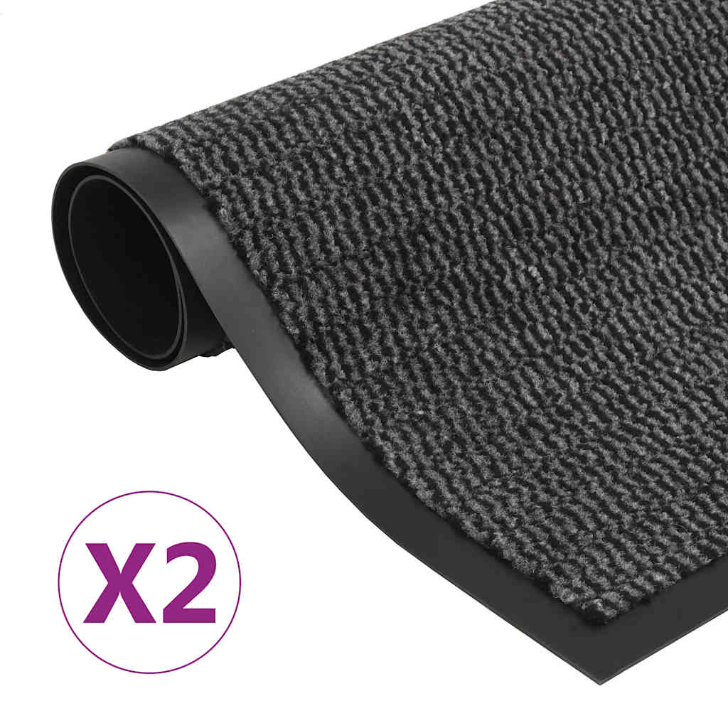 Schmutzfangmatte Rechteckig Getuftet 40x60 cm Anthrazit
