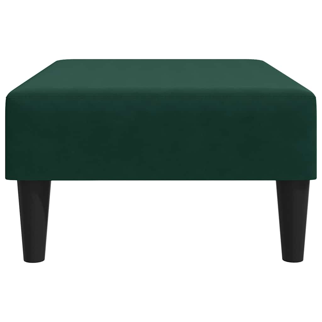 Fußhocker Blau 77x55x31 cm Samt