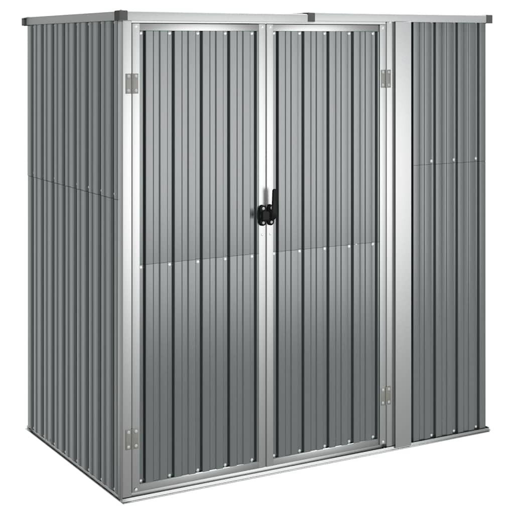 Gerätehaus Grün 88x89x161 cm Verzinkter Stahl